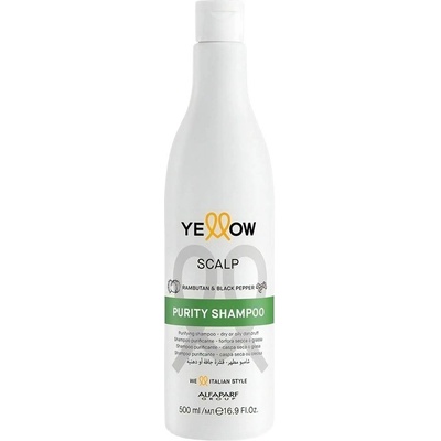 ALFAPARF Milano Yellow Scalp Почистващ шампоан против пърхот, 500 ml