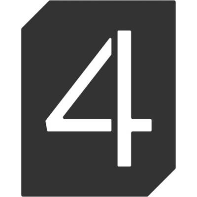 In-Design Cedulka 4 na dveře černá VPP