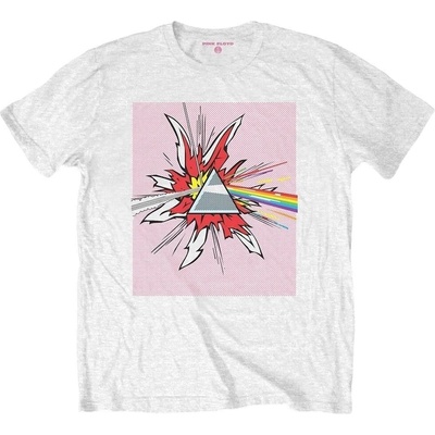 Pink Floyd tričko Lichtenstein Prism White