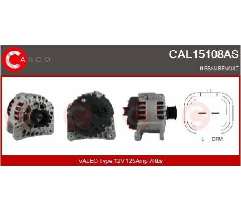 Generátor CASCO CAL15108AS
