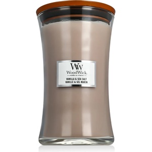 WoodWick Evergreen Cashmere Ароматна свещ 609, 5 g тип Vanilla & Sea Salt
