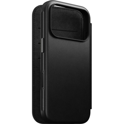 Nomad Modern Leather Folio MagSafe kožené púzdro iPhone 17 Pro Black