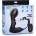 Swell Inflatable & Vibrating Prostate Plug + Cock & Ball Ring Remote Control Black