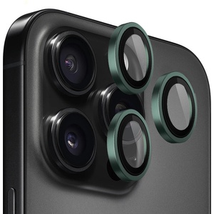 Blueo Протектор камера за iPhone 13 Pro / iPhone 13 Pro Max - оригинален Протектор камера за обектив с метална рамка - алпийско зелен