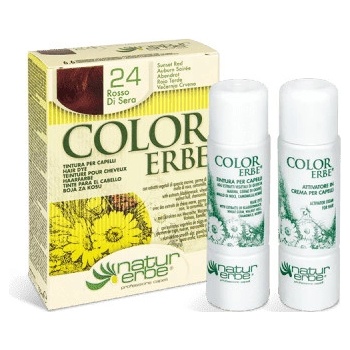 Color Erbe přírodní barva na vlasy 24 Červánková 6.6 135 ml