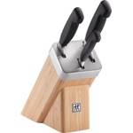 ZWILLING Four Star Самозаточващ се блок с 3 ножа, дървен, 4 ел (35135-400-0)