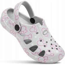 Axim 5K23765 sivé dievčenské nazúvaky crocsy