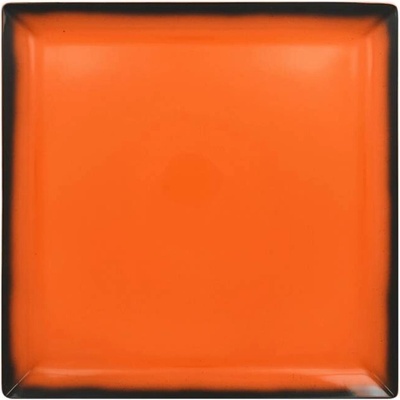 RAK Porcelain LEA talíř čtvercový oranžový 30,2 × 30,2 cm