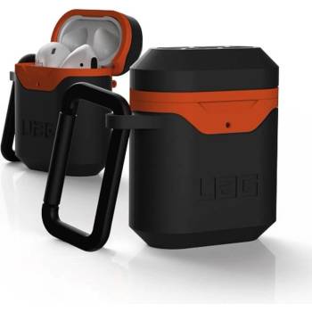 Urban Armor Gear Защитен калъф Urban Armor Standard Issue Hard Case за Apple Airpods / Apple Airpods 2, водоустойчив, черен/оранжев (10242F114097)