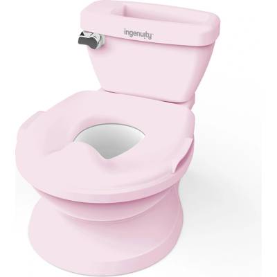 Ingenuity Toaleta dětská se zvukem My Size Růžová