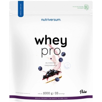 Nutriversum Whey Pro Pure | with N-Zyme System [1000 грама] Боровинков чийзкейк