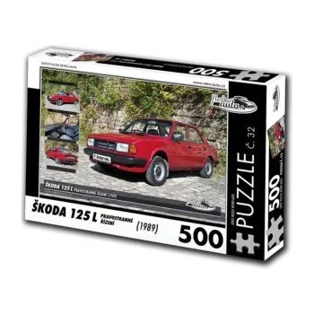 Image 1 of Retro cars - Puzzle Škoda 125 L (1989) - right-hand drive - 500 piese