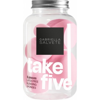 Gabriella Salvete Take Five houbička na make-up pink 5 ks