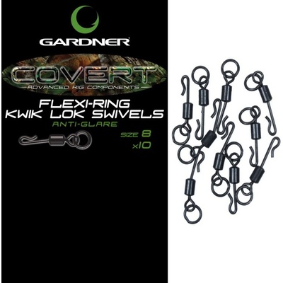 Gardner Obratlíky Covert Flexi Ring Kwik Lok veľ.8