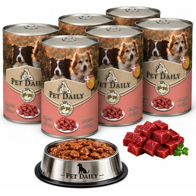 Pet Daily Dog Multipack Hovädzie 6 x 1240 g