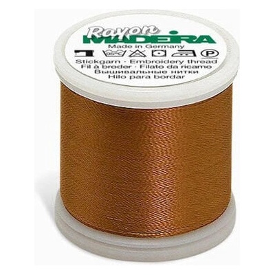Vyšívací nit Madeira Rayon č. 40 (200m) barva 1126 light brown sugar