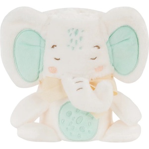 KikkaBoo Бебешко одеяло с 3D бродерия Kikkaboo - Elephant Time, 75 х 100 сm (31103020112)