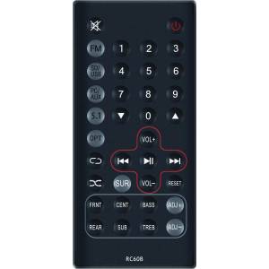 съвместим Edifier rc60b, rc30f, c2xb, c6xd - заместител дистанционно управление (rc60b, rc30f, c2xb, c6xd) Дистанционно