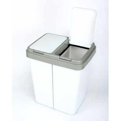 Kôš odpadkový výklopný 25 L x 2 triedený odpad DUO - mix variantov či farieb
