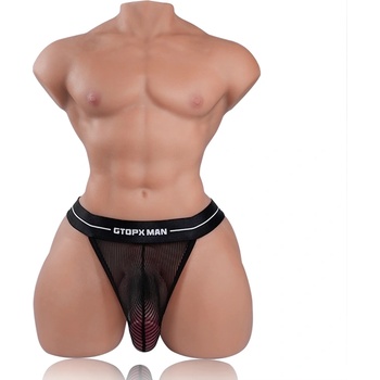 Tantaly Mark Pro 16.5kg Realistic TPE Male Sex Doll Torso with Big Dick Wheat
