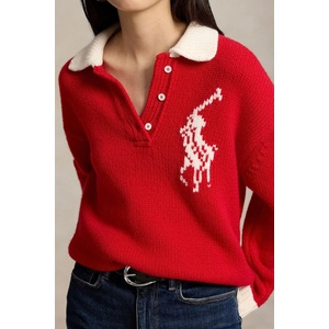 Ralph Lauren пуловер дамски от вълна (211B17749)
