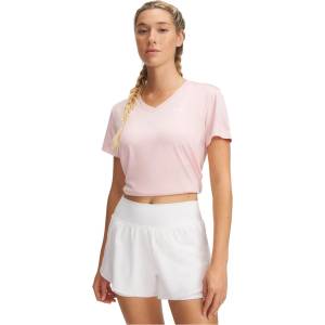 Under Armour Tech Twist V-Neck Short Sleeve Womens - Prime Pink