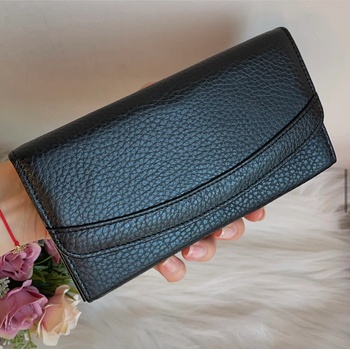 Image 1 of Черно Портмоне Естествена кожа - Модел 1039