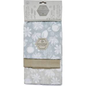 Cooksmart ® Памучни кърпи в комплект от 3 броя 45x65 cm Homestead - Cooksmart ® (2362)