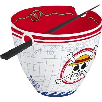 Abysse Corp ABYstyle Miska na ramen s hůlkami One Piece Monkey D. Luffy 370 ml