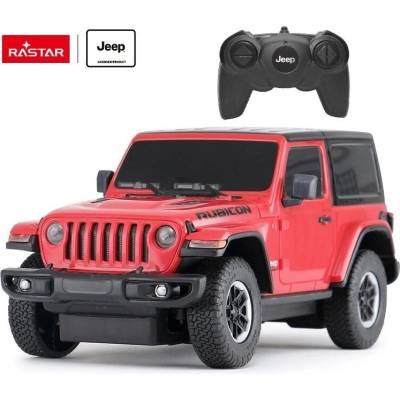 Rastar Jeep Wrangler JL Rubicon RC auto RTR 1:24 červené