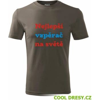 Tričko nejlepší vzpěrač na světě dárek pro vzpěrače army