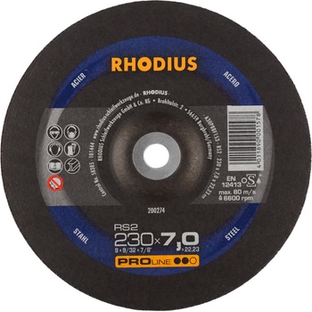Rhodius Brusný kotouč lomený 230 x 22.23 mm 200274
