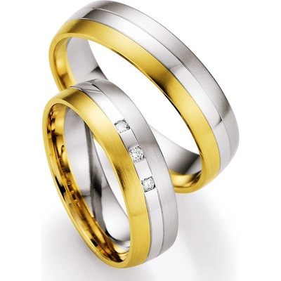 Snubní prsteny s diamanty SP716