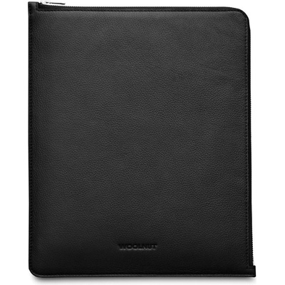 WOOLnut Leather Folio for 13-inch iPad Pro & Air - Black (K-WNUT-IPD12-F-683-BK)