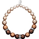 Náramok sa Swarovski Elements 33016.3 brown