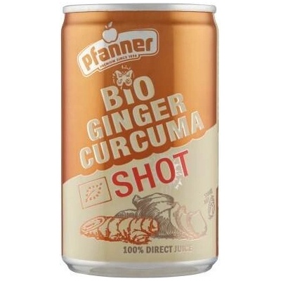 Pfanner Bio pomerančovo-zázvorovo-citronovo-kurkumová šťáva 150 ml