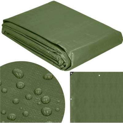 Springos Hrubá krycia plachta 6x9m 120g/m2 zelená