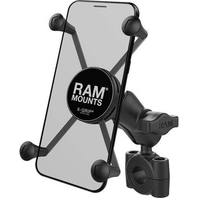 Veľký držiak telefónu RAM® X-Grip® so stredným podstavcom Torque™ - krátke rameno