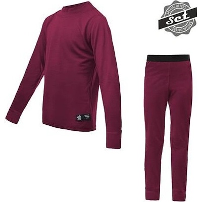 Sensor Merino Active Set junioský triko dl.rukáv + spodky lilla – Zboží Dáma