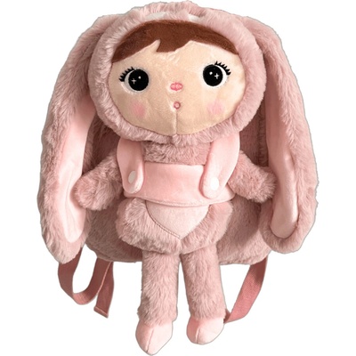 Metoo plyšový zajačik ružový 30 cm