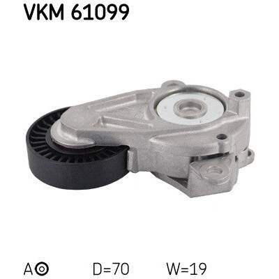 Napínacia kladka rebrovaného klinového remeňa SKF VKM 61099