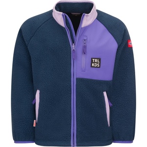 TROLLKIDS Детско поларено яке Trollkids Kid's Odda Jacket XT Fleece jacket - Mystic Blue / Wisteria Purple - размер 152 (EU) (703-7240-0419)