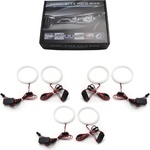  Диодни Ангелски Очи за Alfa Romeo 159 - Lightbar design матирани - бял цвят (LEDALFACT)