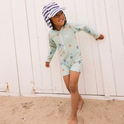 Swim Essentials Детски цял бански с UPF50+ защита и дълги ръкави - "Bluey (SWE-2024SE1713)