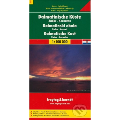 Automapa Dalmácie 1. 1:100 000