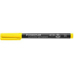 STAEDTLER Алкохолен маркер OHP, 1 mm, STAEDTLER "Lumocolor 317 M", жълт 317-1 (317-1)