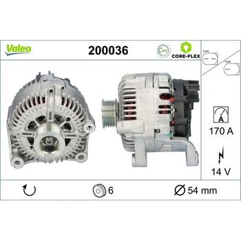 Alternátor VALEO 200036