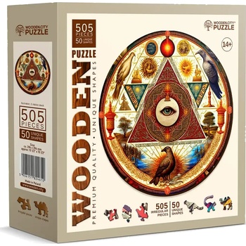 Wooden City - Puzzle Eye of the Universe - 500 piese