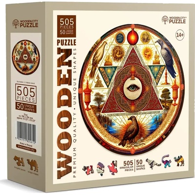 Wooden City - Puzzle Eye of the Universe - 500 piese