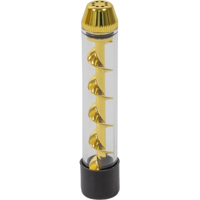 Spirálová Woodoo plast/kov zlatá 10 cm